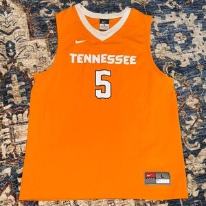 Nike Tennessee Orange Basketball Jersey # 5 Size Youth Unisex Large